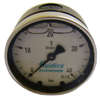 Pressure Gauge 0-40 Bar 